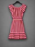 Kate Spade Striped Ruffle Mini Dress